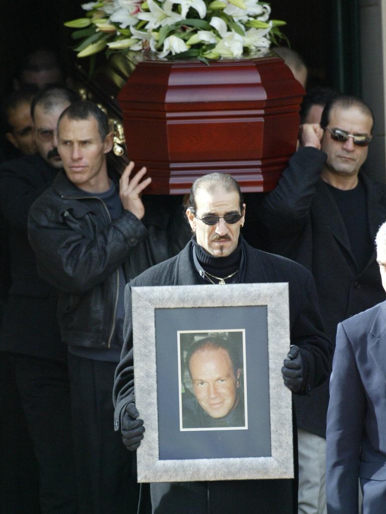 William 'Willie' Thompson funeral in 2003. 