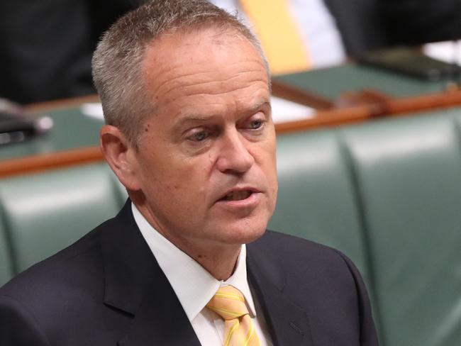 Opposition Leader Bill Shorten making a statement in relation to the 70th anniversary of AustraliaÕs formal diplomatic relationship with the State of Israel in the House of Representatives Chamber at Parliament House in Canberra.