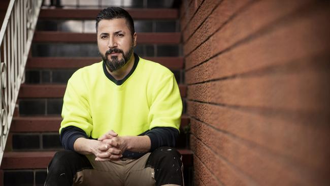 Sami Odeesho at his home in Fairfield West. Picture: Christian Gilles