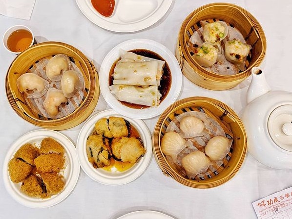 Dumpling bonanza at Fortune8 yum cha in Cabramatta. Picture: HungrychickpeaInstagram