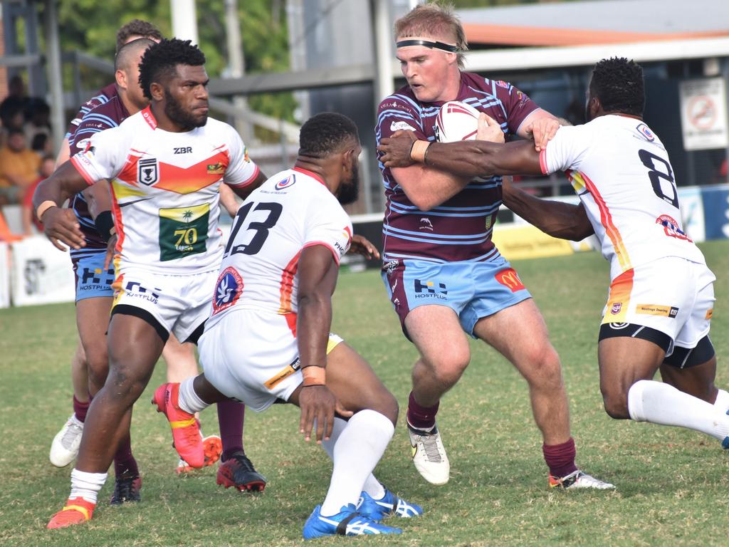 Round 2 of the Hostplus Cup, CQ Capras versus PNG Hunters, Rockhampton’s Browne Park, March 26, 2022.