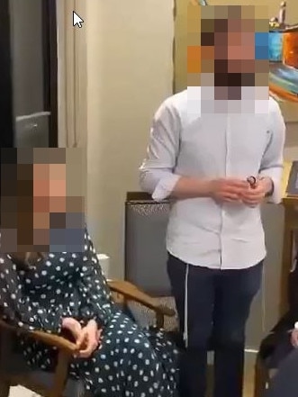 A photograph taken during an engagement party that was allegedly held during Melbourne’s lockdown. Picture: Supplied