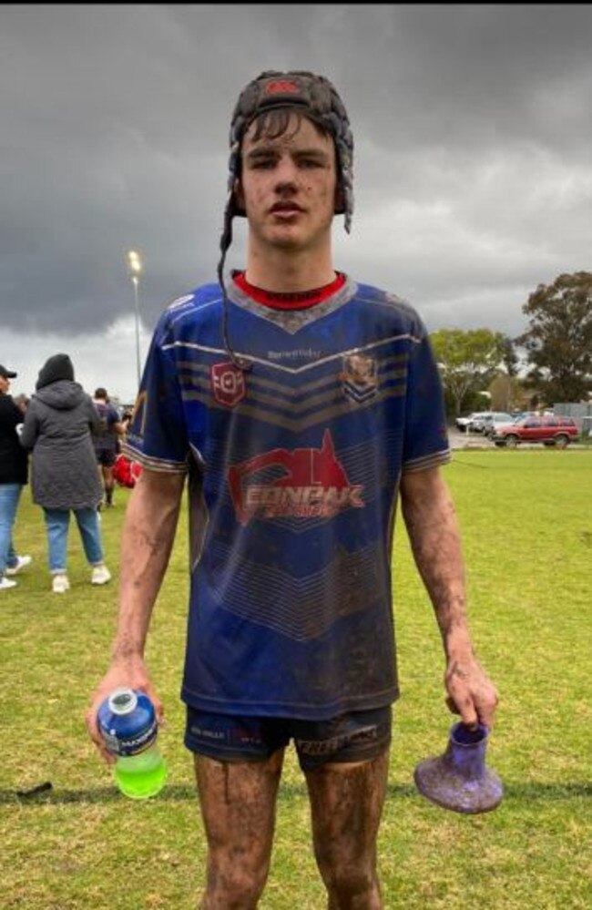 Harrison Braithwaite represented the South Burnett rugby league team grand final of the Toowoomba Junior Rugby League competition this year.