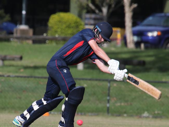 Winning Dolphins captain Harry Ryan pictured batting for junior club Surfers Paradise. Pic Mike Batterham.