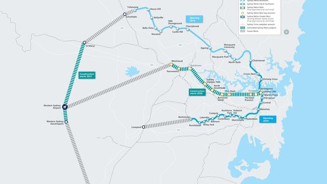 New links to the Sydney Metro northwest at Schofields. 