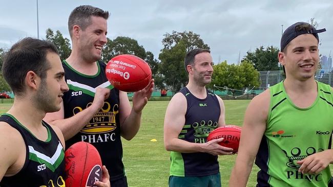 They’ve got the Power: Ben Circosta, John Cannon, Michael O’Gorman and Eddie Nyary.