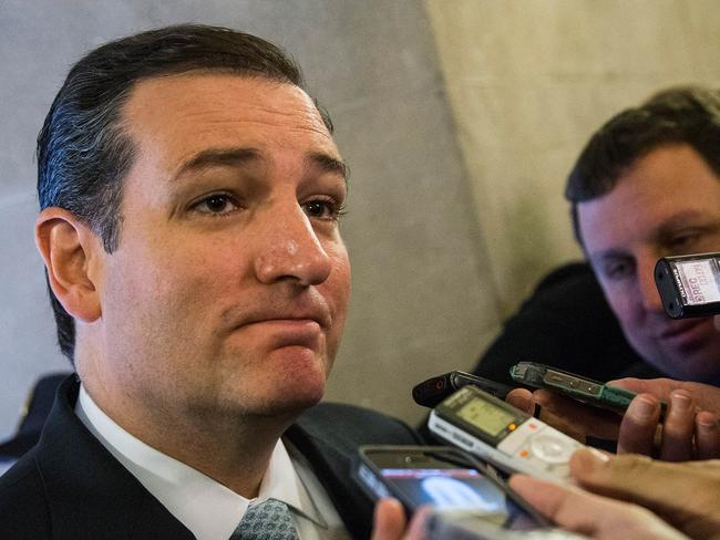 Ted Cruz’s antics in Washington over Obamacare have raised his national profile. Picture: Andrew Burton/Getty Images/AFP.