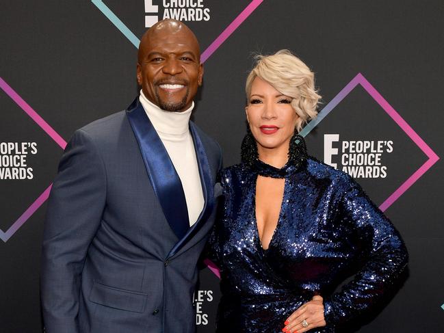 Terry Crews and Rebecca King-Crews. Picture: Matt Winkelmeyer/Getty Images