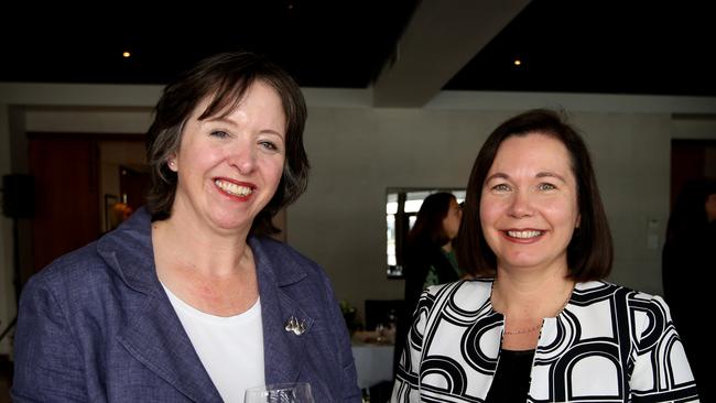 Jane Urquhart from Department of Industry, Innovation and Science with Tania Constable from CO2CRC.