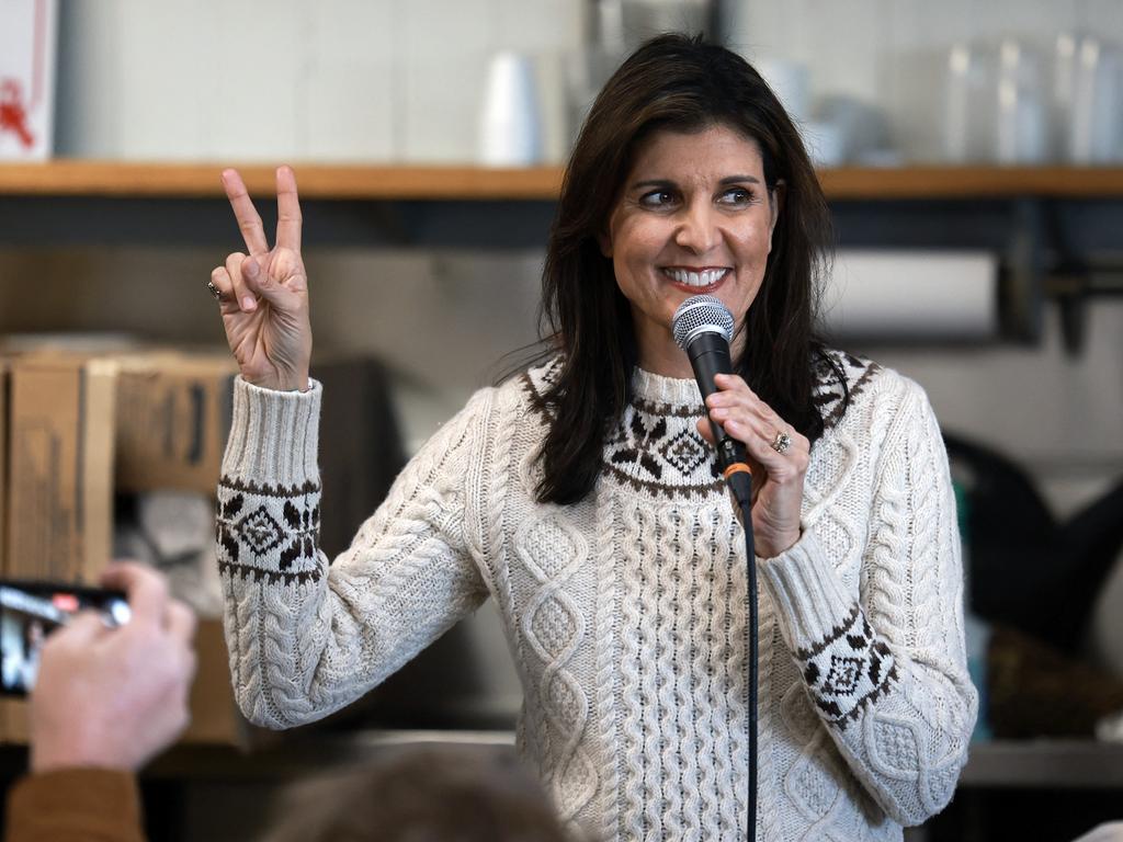 Republican presidential hopeful and former UN Ambassador Nikki Haley. Picture: AFP