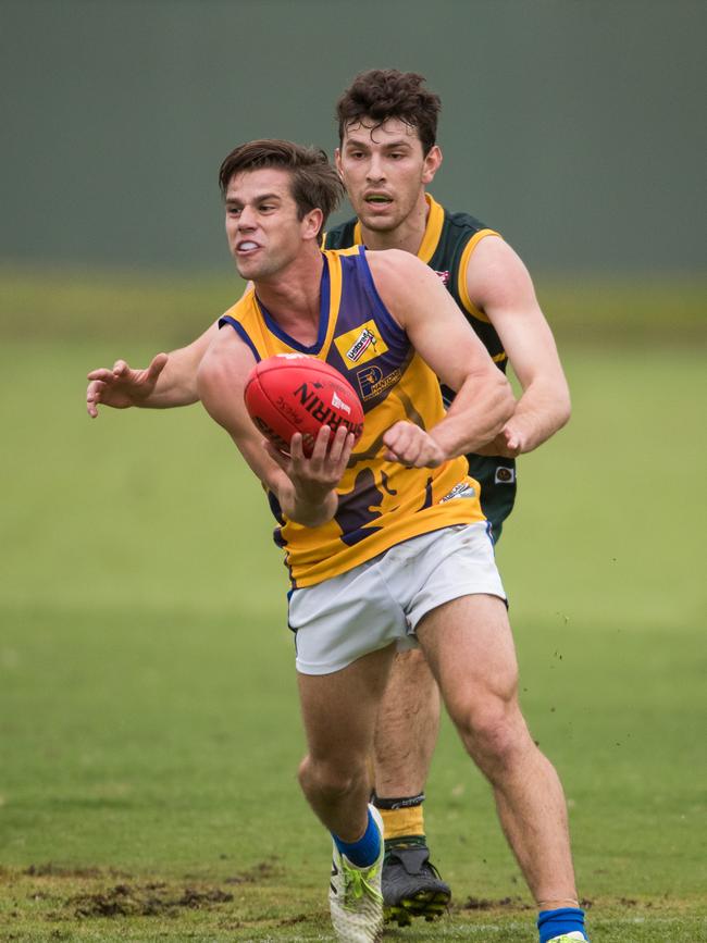 PHOS Camden’s Hamish Gordon in action. Picture: Matt Loxton