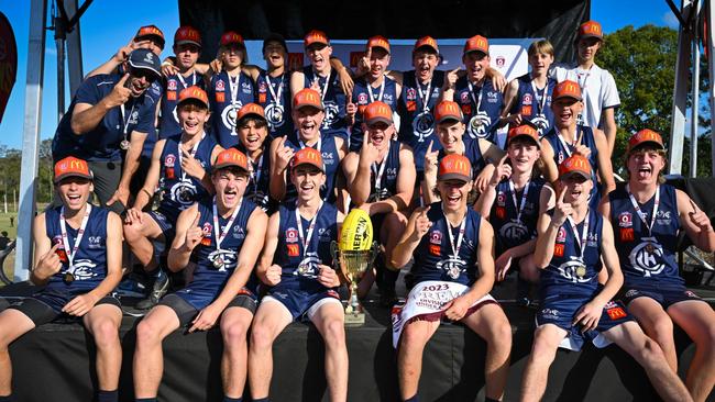 Tweed Coolangatta Blues won the Under 15 Boys Div 2 grand final for SEQJ Gold Coast Northern Rivers. Picture: Supplied