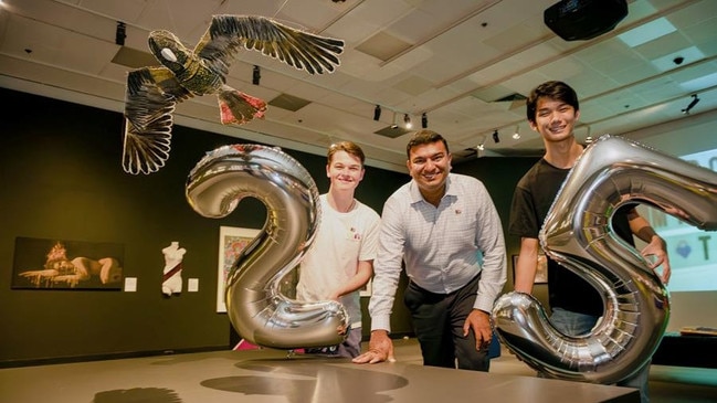 L to R: Oliver Wurst, NT Youth Minister Jinson Charls and Pak Chan.