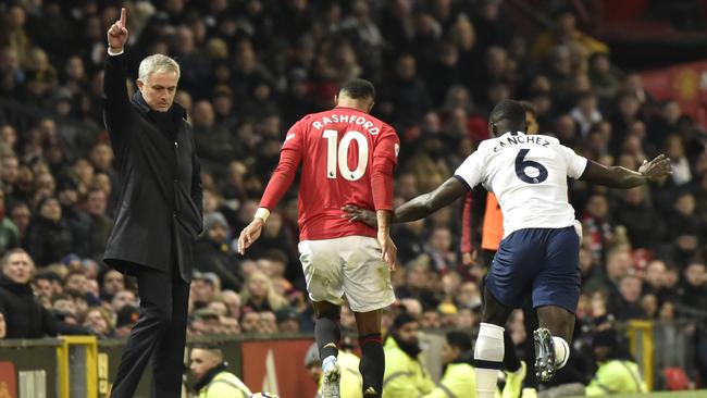 Jose Mourinho didn’t enjoy his return to Old Trafford. Photo: AP Photo/Rui Vieira