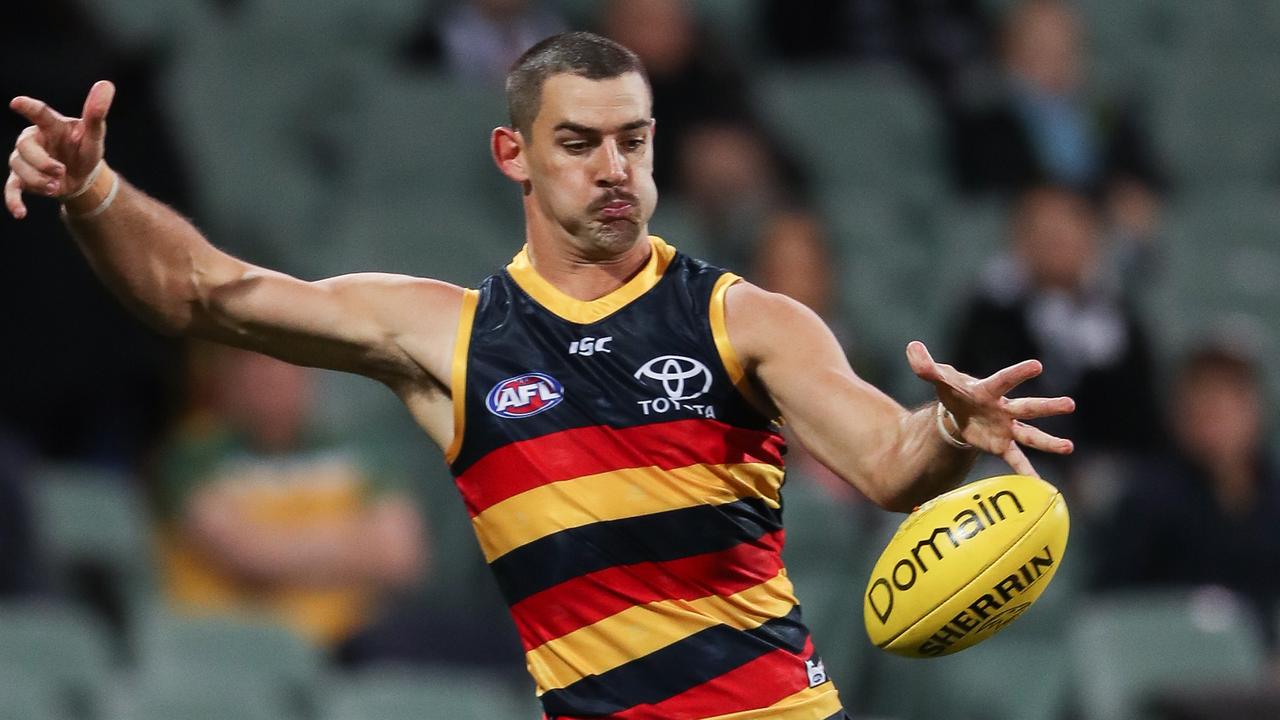 Taylor Walker was recently banned for a racial slur made during a SANFL match. Picture: Matt Turner/AFL Photos via Getty Images