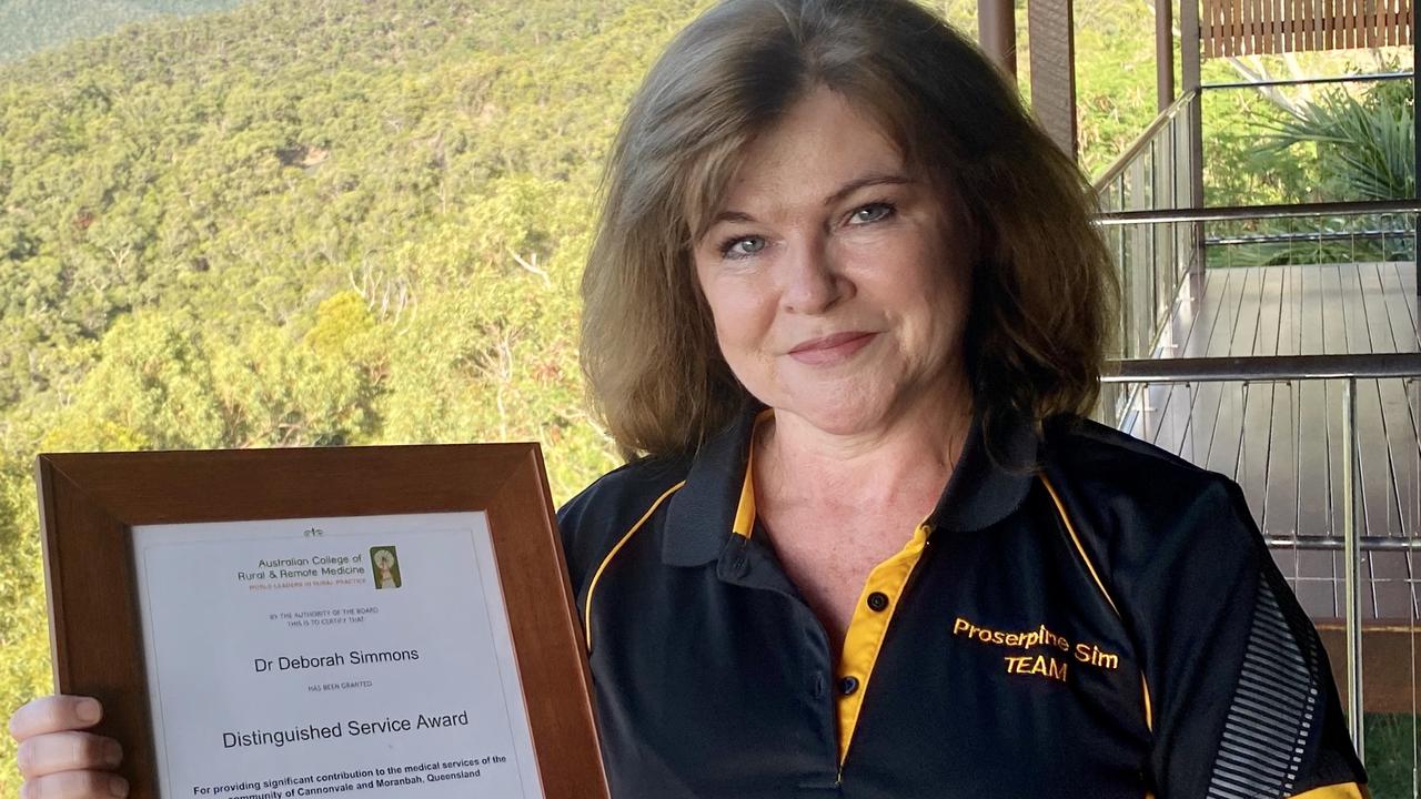 Dr Deborah Simmons from Proserpine has been presented with an Australian College of Rural and Remote Medicine 2020 Distinguished Service Award. Photo: Contributed