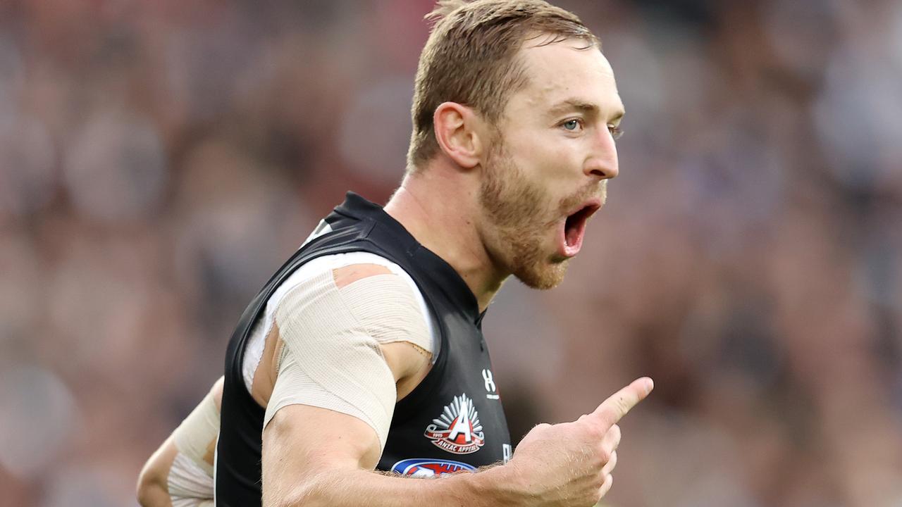 Devon Smith felt much more comfortable on Anzac Day than on the golf course. Picture: Michael Klein