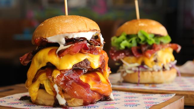 Milky Lane are famous for their big, Instagrammable burgers. Picture Glenn Hampson