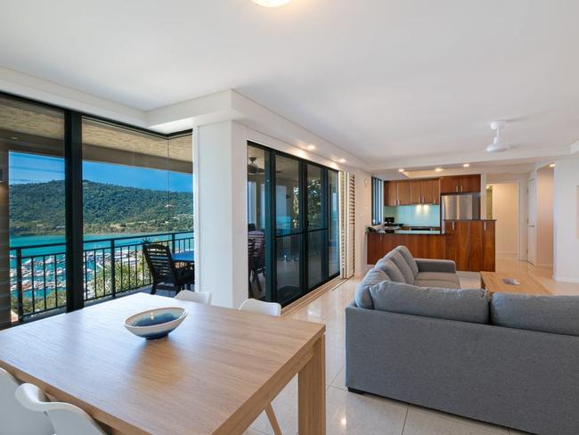 This two-bedroom unit at 27/16 Golden Orchid Dr, Airlie Beach, has had its price reduced by $155,000.