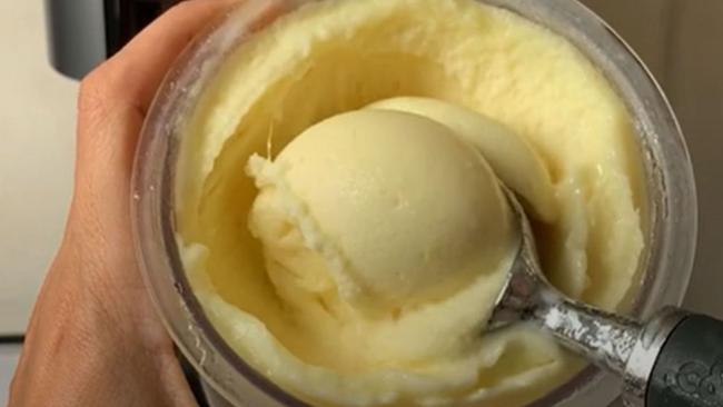 ninja creami pineapple ice cream made with one ingredient