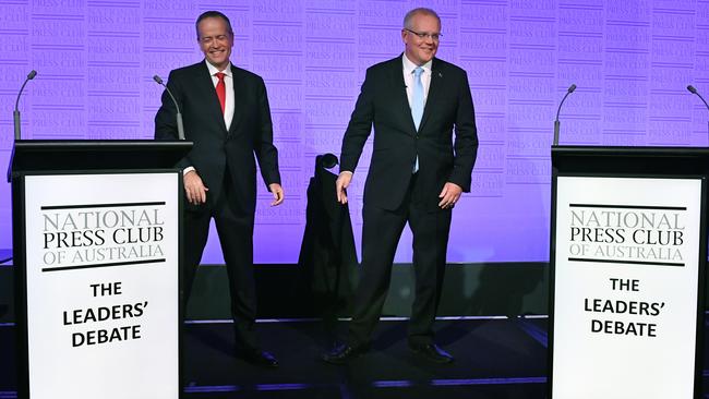 There’s no doubt Scott Morrison has improved his position hugely by his non-stop attacks on Bill Shorten’s changes to negative gearing, writes James Campbell. Picture: Mick Tsikas/AAP