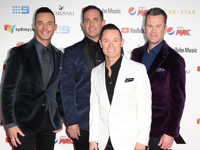 Human Nature arrive at the 33rd Annual ARIA Music Awards. Picture: AAP