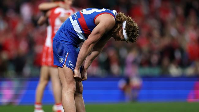 This hasn’t been the season many expected from the Bulldogs. Picture: Getty Images