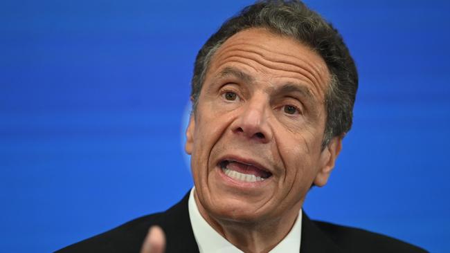 Andrew Cuomo is “inclined toward tyranny,” a Democratic legislator told The New Yorker, “but in a crisis that’s what people want”. Picture: Johannes Eiselle/AFP