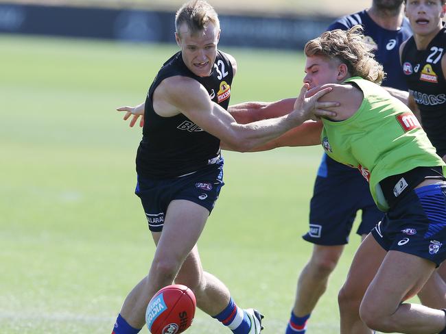 Western Bulldogs young gun Will Hayes is the top rookie on the bubble this week. Picture: Michael Klein