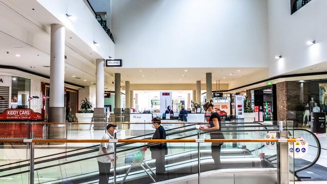 Inside the shopping centre. Picture: Monique Harmer