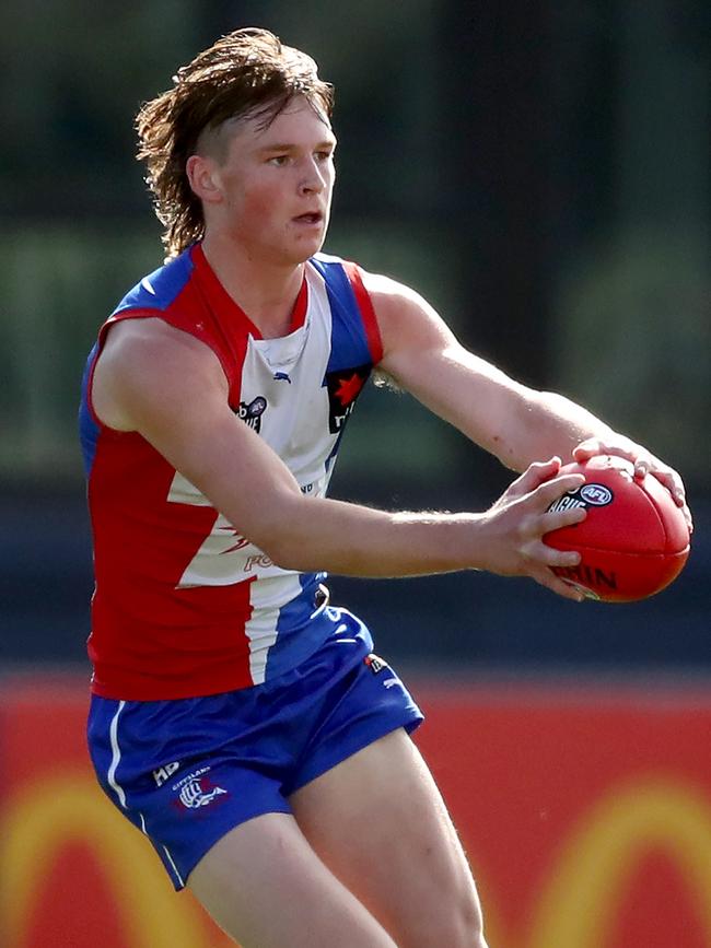 Bailey Humphrey is the late bolter of the draft. Picture: Kelly Defina/AFL Photos/via Getty Images