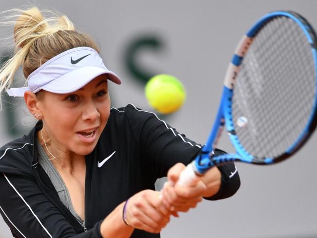 Amanda Anisimova was courageous in defeat. 