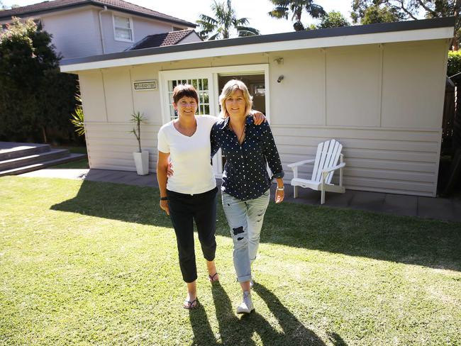 Fran Cocksworth and Megan Murphy have offered up their Airbnb property for the program. Picture Rohan Kelly