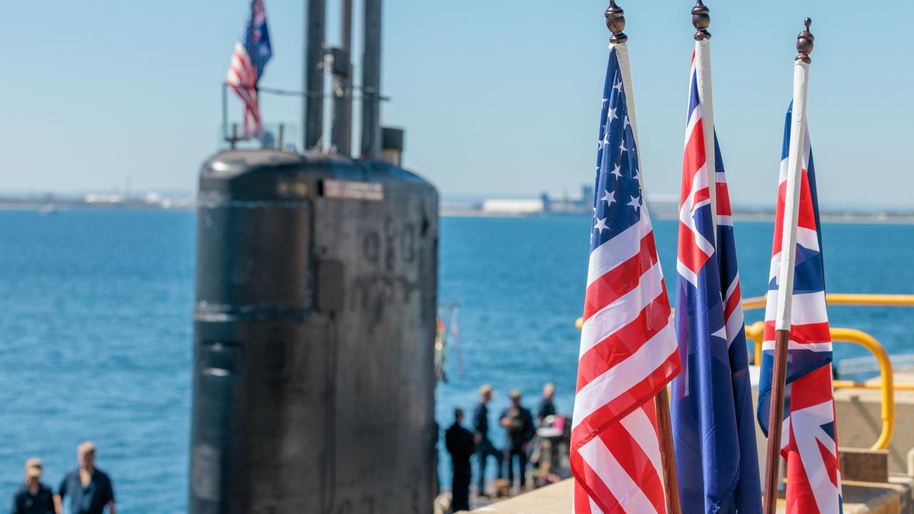 Australia will not get its first American-made Virginia Class submarine until the ‘early 2030s’. Picture: NewsWire / Pool / Richard Wainwright