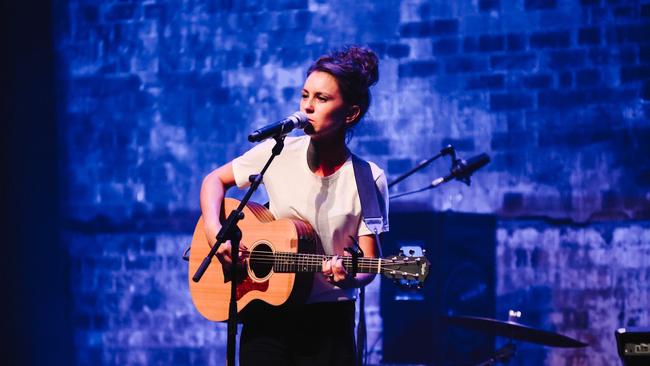 Gold Coast Titans commercial content co-ordinator and musician Amy Billings.