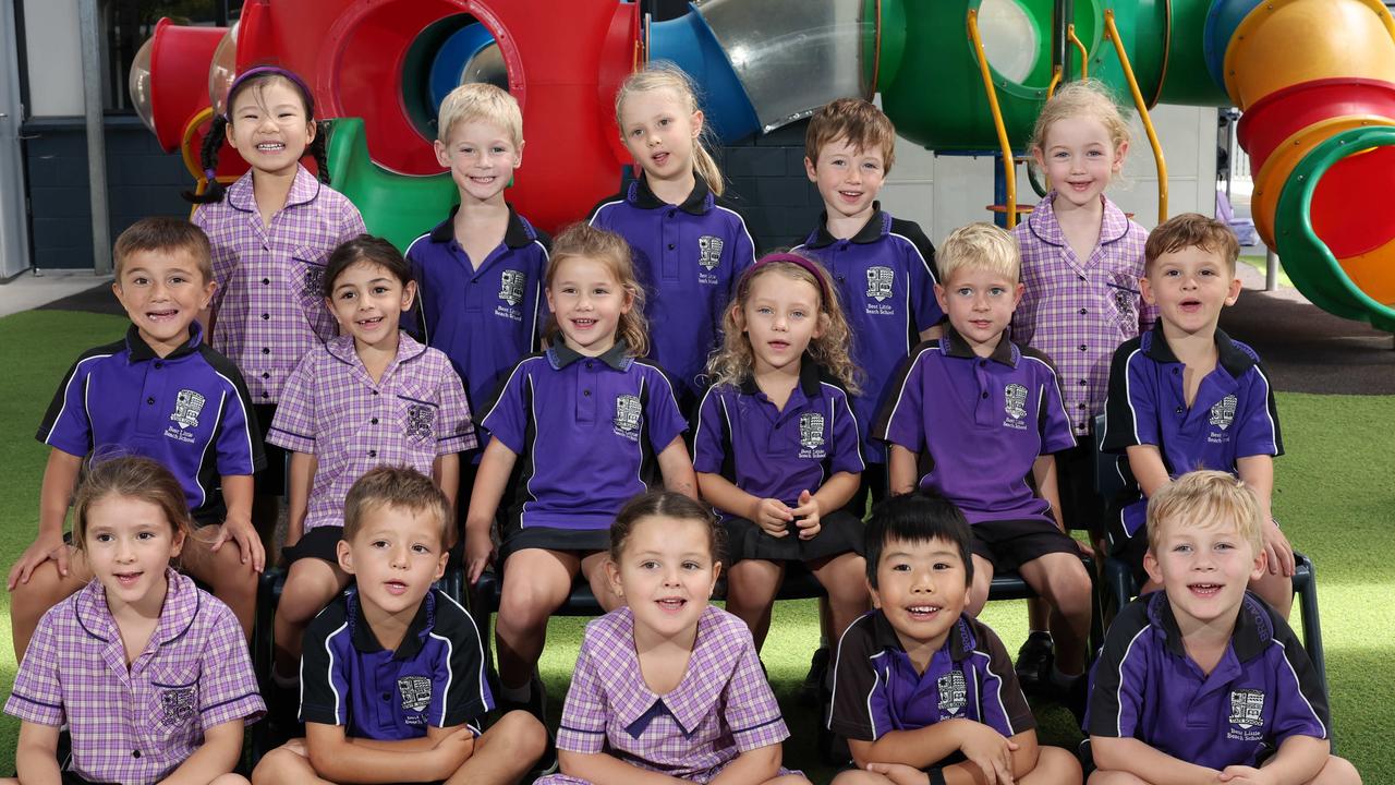 My First Year: Broadbeach State School Prep H. Front row: Rose, Hugo, Blake, Isaac, Archie. Middle row: Bentley, Alana, Ava, Frankie, Eddy, Valentino. Back row: Rita, Boston, Lily, Oscar, Shiloh. Picture Glenn Hampson