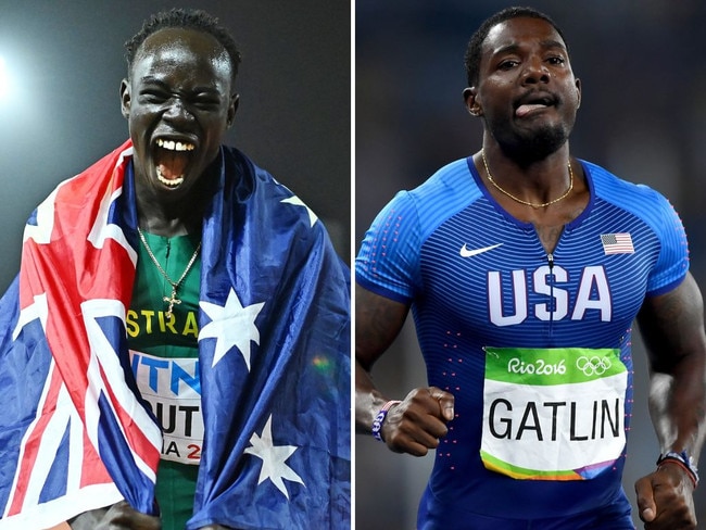 Gatlin delivers blunt reality to Gout Gout