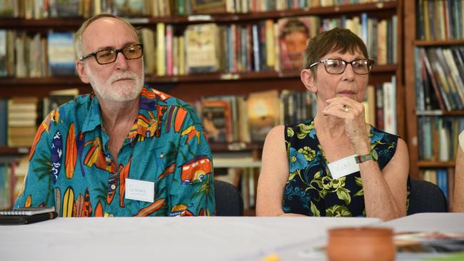 Graeme and Vicki Fox at the NT Parkinson's Support Group. Picture: Alex Treacy