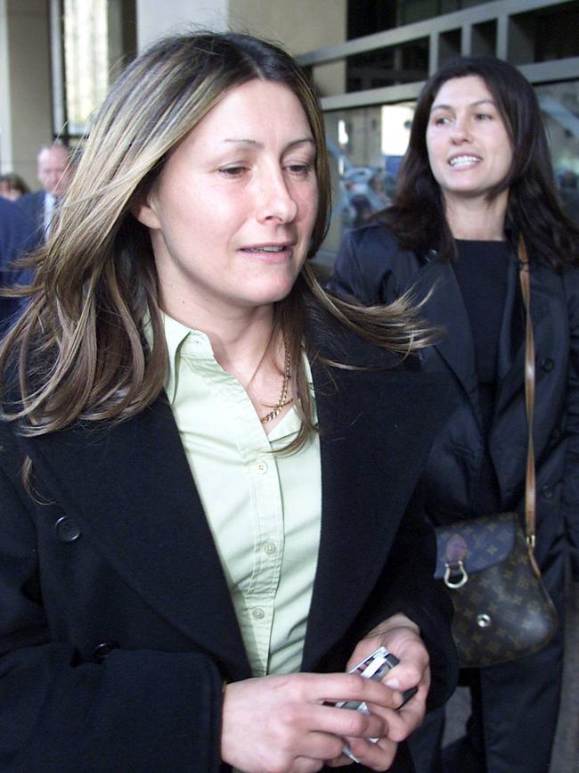 Michelle Mercieca and her sister Roberta Williams in 2004.