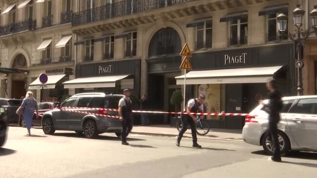 Armed robbers steal millions worth of jewelry in Paris The