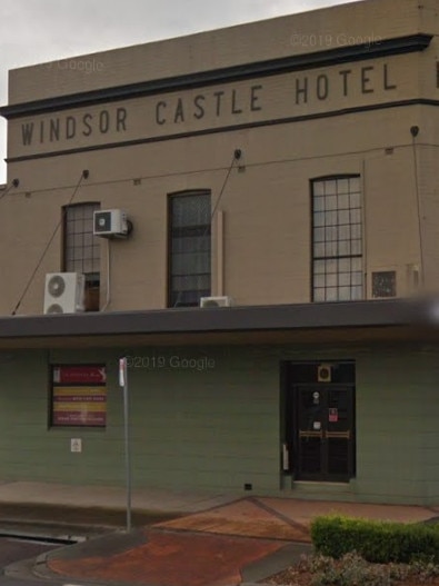 Windsor Castle Hotel, East Maitland. Warnings after a Sydney COVID-19 case visited there on July 13. Google street view.