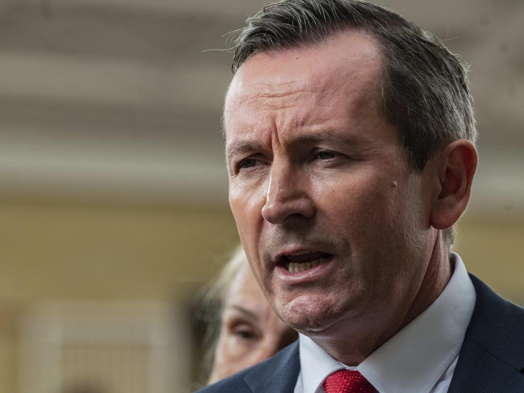 Premier Mark McGowan has issued a stern warning to his NSW counterpart. Picture: NCA NewsWire/Tony McDonough