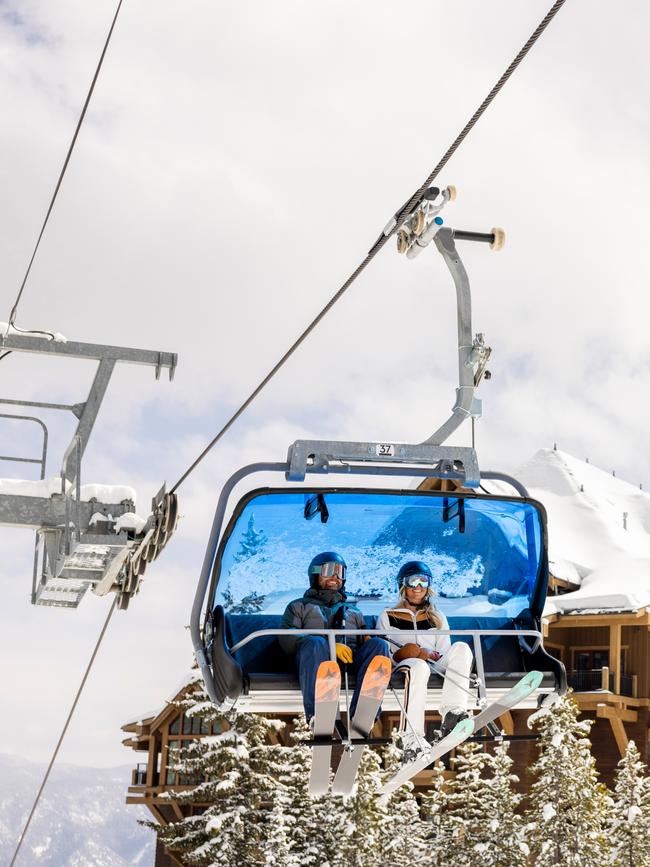 Two chairlifts on the mountain have weatherproof bubbles and heated seats.