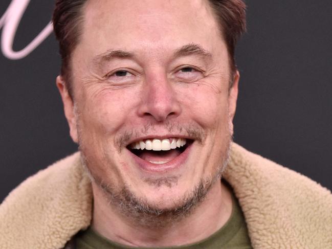 South African-Canadian-US Tesla CEO businessman Elon Musk arrives for the Premiere of the movie 'Lola' at the Bruin theatre, in Los Angeles, on February 3, 2024. (Photo by LISA O'CONNOR / AFP)