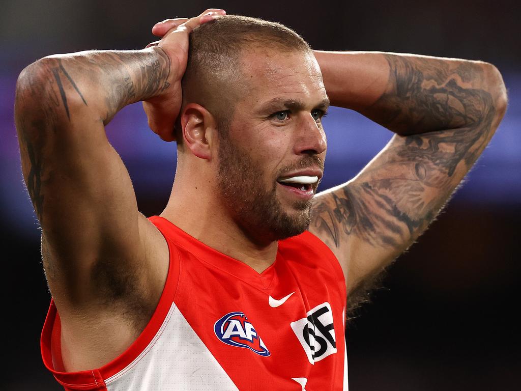 Can Lance Franklin have an impact for the Swans? Picture: Michael Klein