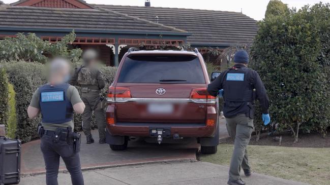 Police raids in connection with Operation Ironside.