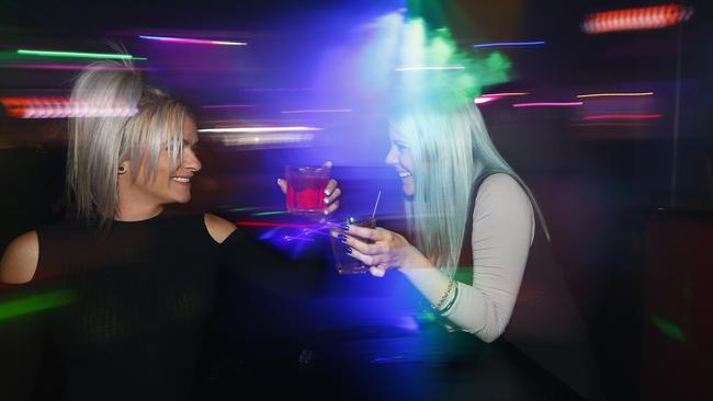 Clubbies enjoy The Underground Nightclub in Surfers Paradise. Photograph : Jason O'Brien