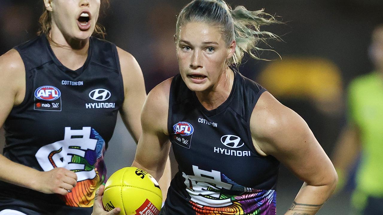 AFLW Tayla Harris Carlton Contract News Recruitment List Daily Telegraph