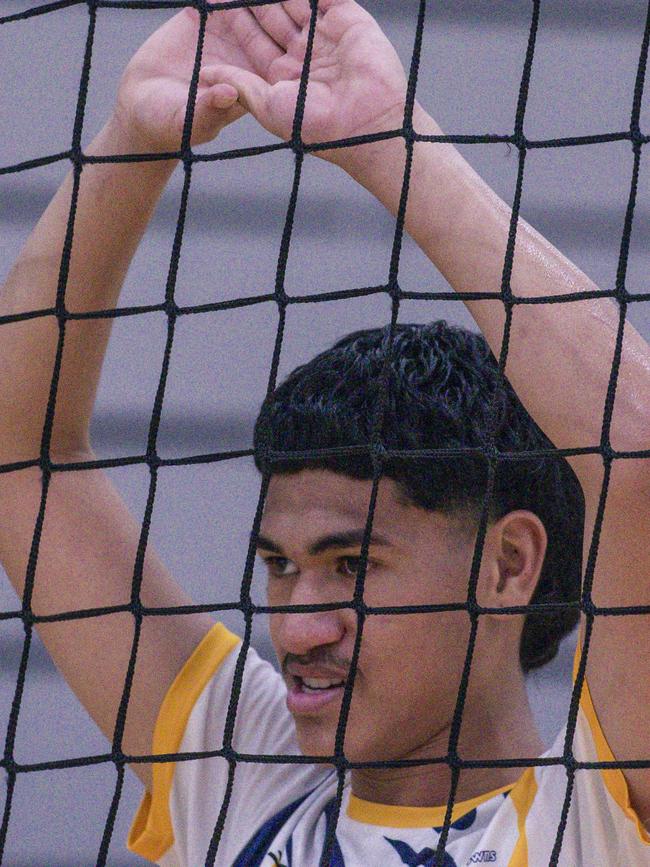 Reynella V Carrum Downs in the Australian Volleyball Schools Cup is being played at the Gold Coast Sports and Leisure Centre in Carrara. Picture: Glenn Campbell