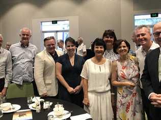 Sunshine Coast mayoral prayer breakfast. More than 100 church leaders and members gathered. Mayor Mark Jamieson with Coast Christians.